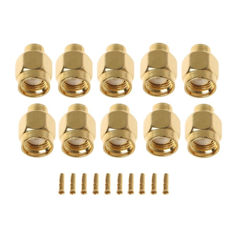 20PCS SMA-JB3 SMA Male RF Connector Internal Screw and Semi-Rigid Solder Pin, SMA-JB3