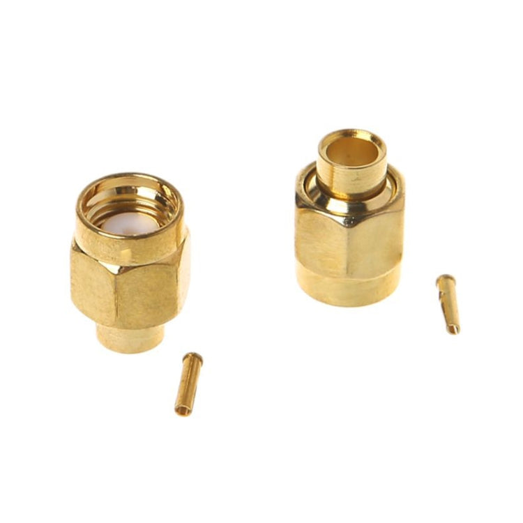 20PCS SMA-JB3 SMA Male RF Connector Internal Screw and Semi-Rigid Solder Pin, SMA-JB3