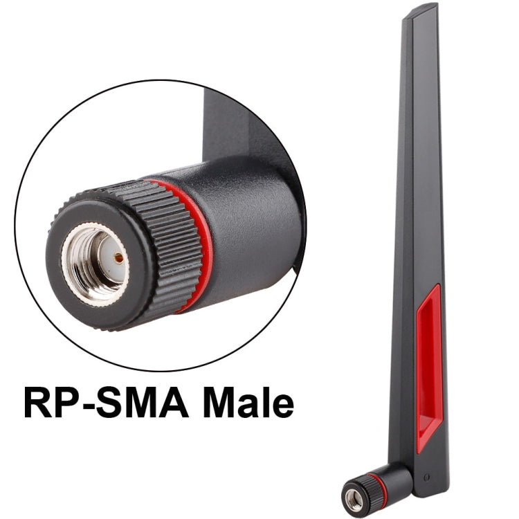 2.4G/5G 12dBi RP-SMA WiFi Male Antenna for Router Network, 12dBi RP-SMA