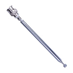 Antenna telescopica con connettore BNC 45 cm