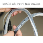 Tubo ordinato per avvolgimento cavi, tubi a spirale in PE da 11 m, diametro nominale: 8 mm, 8mm / 11m Length