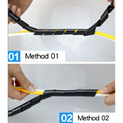 Tubo ordinato per avvolgimento cavi, tubi a spirale in PE da 9 m, diametro nominale: 10 mm, 10mm / 9m Length, 10mm /  9m Length