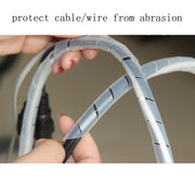 Tubo ordinato per avvolgimento cavi, tubi a spirale in PE da 7 m, diametro nominale: 12 mm, 12mm / 7m Length, 12mm  / 7m Length