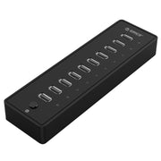 ORICO P10-U2 HUB USB 2.0 a 10 porte con indicatore di alimentazione LED e cavo USB da 1 m (nero)