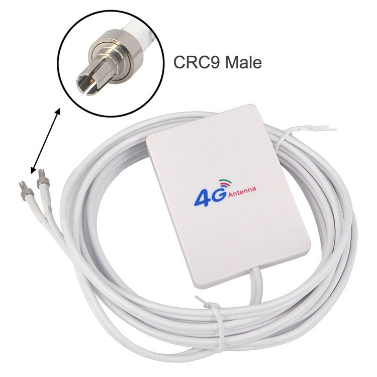 4G 28dBi Antenna with CRC9 Male Connector for 4G LTE FDD/TDD Router, CRC9 Male