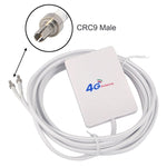4G 28dBi Antenna with CRC9 Male Connector for 4G LTE FDD/TDD Router, CRC9 Male