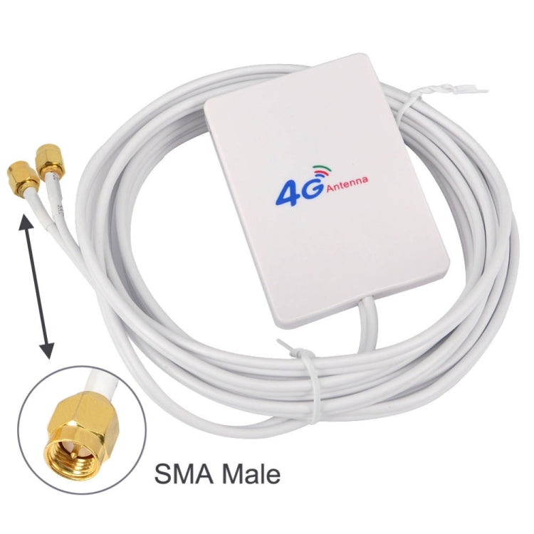 4G 28dBi Antenna with SMA Male Connector for 4G LTE FDD/TDD Router, SMA Male