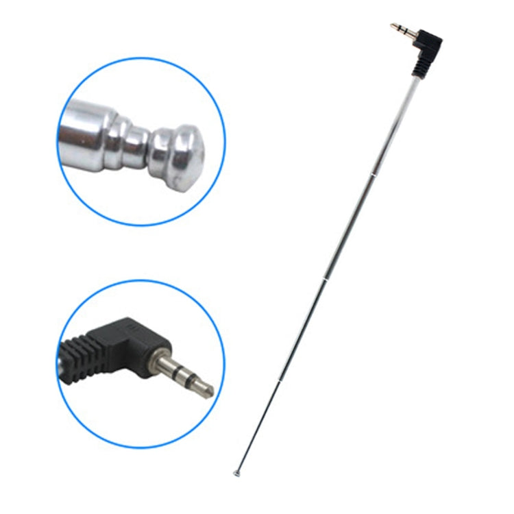 3.5mm Retractable FM Radio Antenna for Cell Phone, Max Length: 24.5cm, FM Radio Antenna