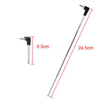 3.5mm Retractable FM Radio Antenna for Cell Phone, Max Length: 24.5cm, FM Radio Antenna