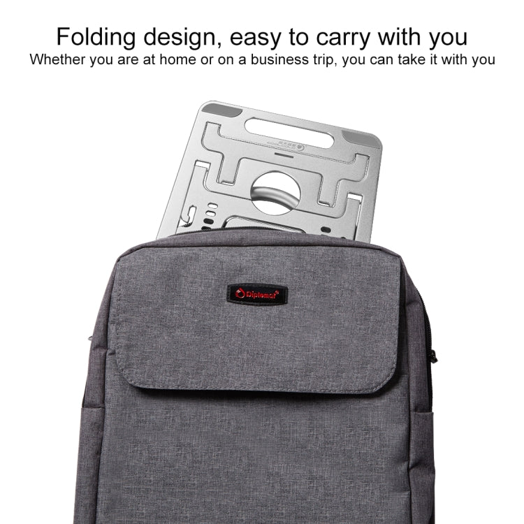 COOLCOLD U2S Staffa portatile pieghevole in lega di alluminio a doppio triangolo cavo regolabile in altezza per laptop, COOLCOLD U2S