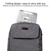 COOLCOLD U2S Staffa portatile pieghevole in lega di alluminio a doppio triangolo cavo regolabile in altezza per laptop, COOLCOLD U2S