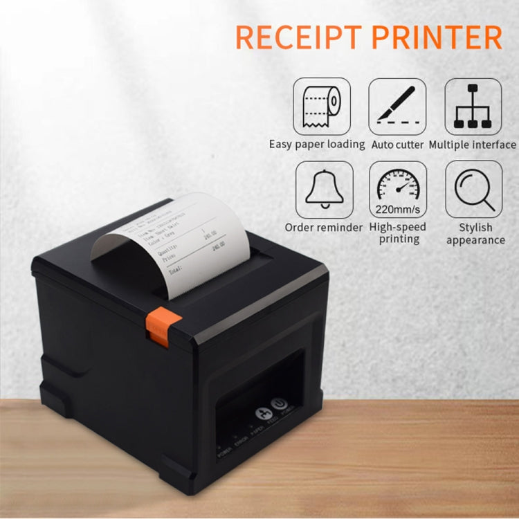 80mm Thermal Receipt Printer with Auto Cutter USB and LAN Interface ZJ-8360 II, ZJ-8360 II USB and LAN