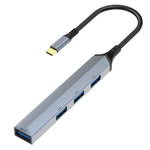 Adattatore HUB USB-C 4 in 1 con 3 porte USB