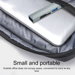 Adattatore HUB USB-C 5 in 1 con lettore SD e TF