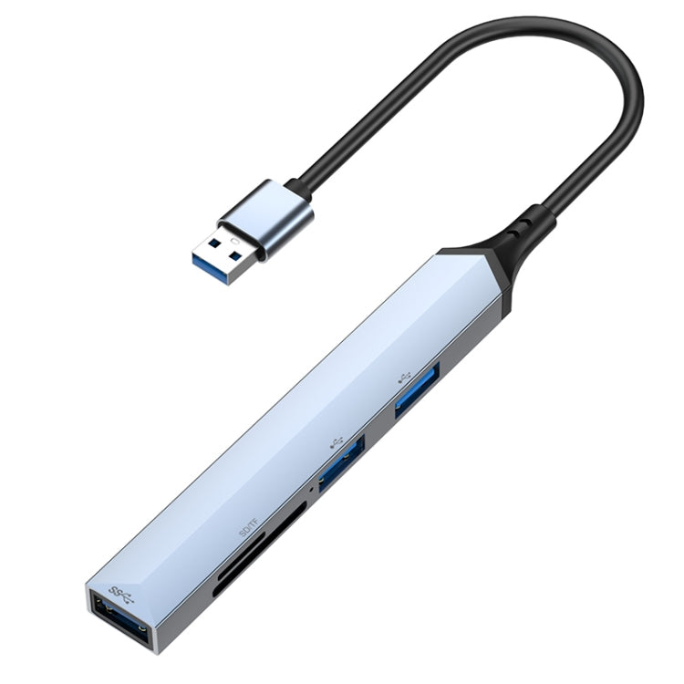 V253A Adattatore HUB docking station multifunzionale 5 in 1 da USB a USB, V253A
