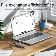 V253A Adattatore HUB docking station multifunzionale 5 in 1 da USB a USB, V253A