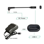 Cavo caricabatterie USB-C a 4,0 x 1,35 mm 16,5 cm