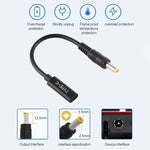 Cavo adattatore USB-C a 5,5 x 2,5 mm, 17,5 cm