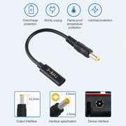 Cavo caricabatterie adattatore di alimentazione DP USB-C/Type-C da 5,5 x 2,5 mm, 5.5 x 2.5mm