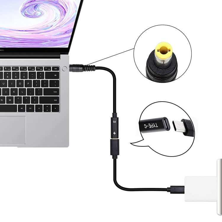 Cavo adattatore USB-C a 5,5 x 2,5 mm, 17,5 cm
