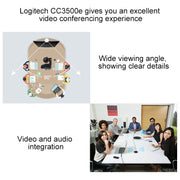 Logitech CC3500 Connect altoparlante microfono HUB fotocamera cavo di prolunga porta DIN, lunghezza cavo: 10 m, 10m