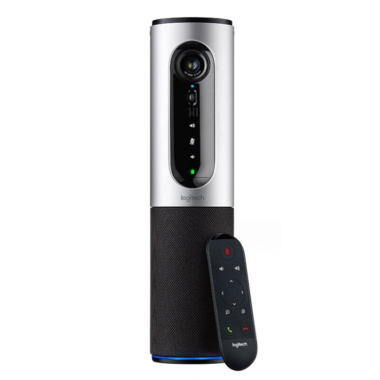 Logitech CC2000E Webcam per videoconferenze HD 1080P per piccoli gruppi con microfono, presa EU