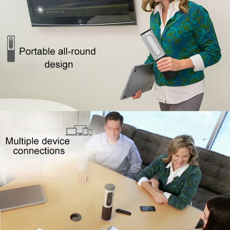 Logitech CC2000E Webcam per videoconferenze HD 1080P per piccoli gruppi con microfono, presa EU