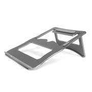 Staffa per laptop semplice portatile da tavolo con supporto di raffreddamento in lega di alluminio, supporto a due stadi, dimensioni: 21x26 cm