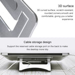 Staffa per laptop semplice portatile da tavolo con supporto di raffreddamento in lega di alluminio, supporto a due stadi, dimensioni: 21x26 cm
