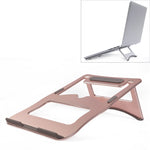 Staffa per laptop semplice portatile da tavolo con supporto di raffreddamento in lega di alluminio, supporto a due stadi, dimensioni: 21x26 cm
