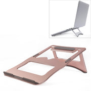 Staffa per laptop semplice portatile da tavolo con supporto di raffreddamento in lega di alluminio, supporto a due stadi, dimensioni: 21x26 cm