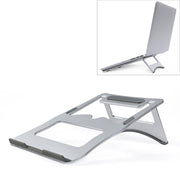 Staffa per laptop semplice portatile da tavolo con supporto di raffreddamento in lega di alluminio, supporto a due stadi, dimensioni: 21x26 cm