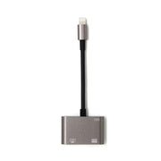 NK-109KEY Adattatore OTG femmina per tastiera USB 3 in 1 da 8 pin maschio a USB + USB