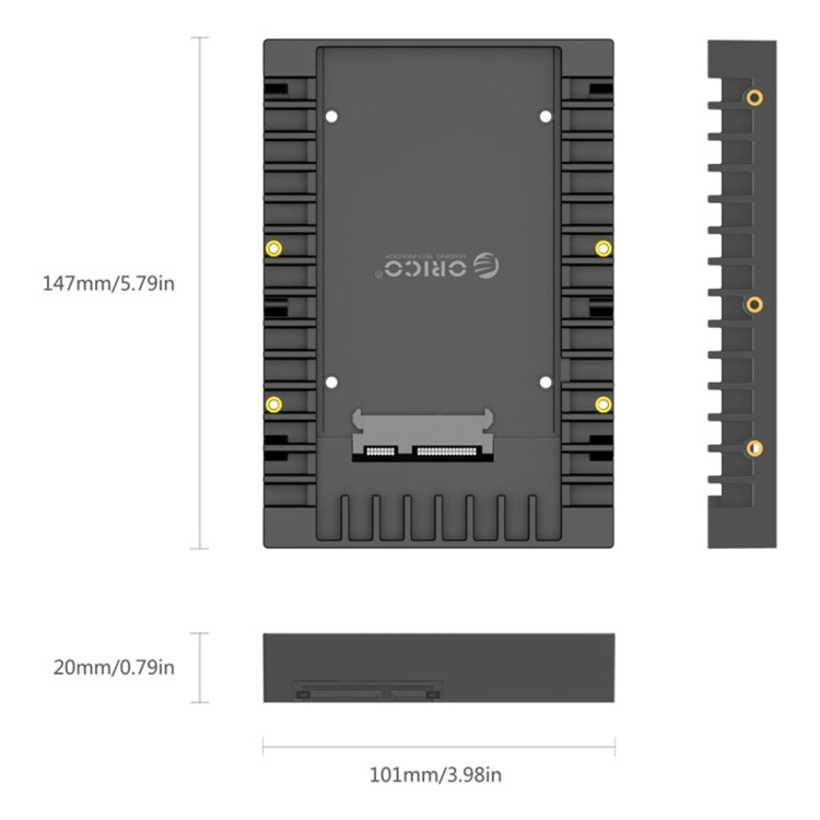 ORICO 1125SS SATA 3.0 Velocità di trasferimento veloce da 2,5 a 3,5 pollici Caddy per disco rigido/convertitore