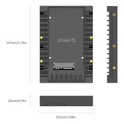 ORICO 1125SS SATA 3.0 Velocità di trasferimento veloce da 2,5 a 3,5 pollici Caddy per disco rigido/convertitore