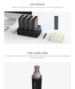 ORICO Docking Station 4 Bay USB 3.0 per HDD/SSD SATA 2,5" e 3,5"