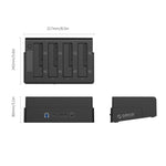 ORICO Docking Station 4 Bay USB 3.0 per HDD/SSD SATA 2,5" e 3,5"