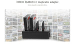 ORICO Docking Station 4 Bay USB 3.0 per HDD/SSD SATA 2,5" e 3,5"