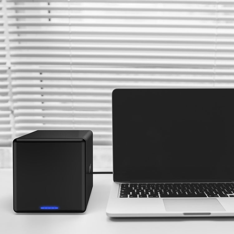 ORICO NS400-C3 Custodia per disco rigido esterno da USB-C/Type-C 3.1 a SATA a 4 alloggiamenti per disco rigido per HDD SATA da 3,5 pollici, supporto protocollo UASP, USB 3.1 Type-C to SATA