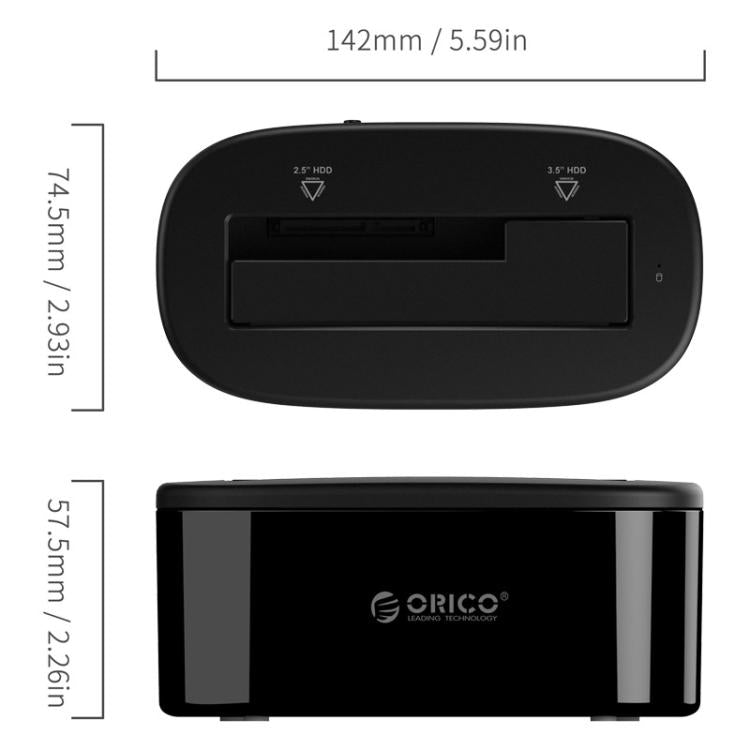Dock USB 3.0 per HDD/SSD SATA 2,5" e 3,5" ORICO