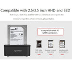Dock USB 3.0 per HDD/SSD SATA 2,5" e 3,5" ORICO