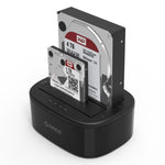 ORICO 6228US3-C 1 a 1 Clone 2 Bay USB 3.0 Tipo B a SATA Dock per disco rigido di archiviazione esterna per HDD/SSD SATA da 2,5 pollici/3,5 pollici, 1 to 1 Clone 2 Bays with Copy