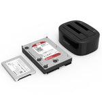 ORICO 6228US3-C 1 a 1 Clone 2 Bay USB 3.0 Tipo B a SATA Dock per disco rigido di archiviazione esterna per HDD/SSD SATA da 2,5 pollici/3,5 pollici, 1 to 1 Clone 2 Bays with Copy