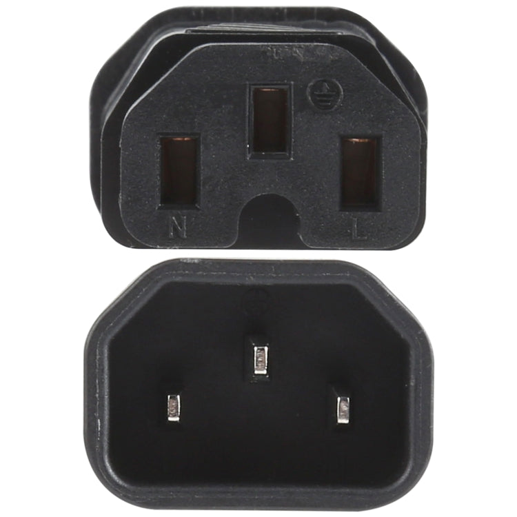 Presa convertitore adattatore spina di alimentazione CA con scanalatura da C13 a C15, C13 to C15 Groove
