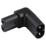 Presa convertitore adattatore spina di alimentazione CA a gomito da C7 a C8, C7 to C8 Elbow