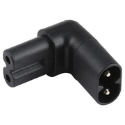 Presa convertitore adattatore spina di alimentazione CA a gomito da C7 a C8, C7 to C8 Elbow