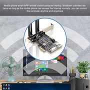 EDUP AC600SW 600Mbps Controllo remoto Accensione e spegnimento del computer Scheda di rete, AC600SW