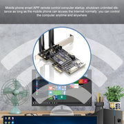 EDUP AX200SW 3000Mbps Controllo remoto Accensione e spegnimento del computer Scheda di rete, AX200SW