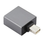 Adattatore Display Port femmina a Mini Display Port maschio, DP Female to Mini DP Male