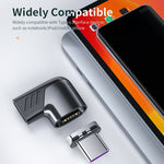 Adattatore ricarica magnetico a gomito 100W USB-C